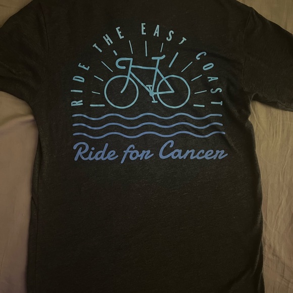 East coast lifestyle t-shirt small ride for cancer - Picture 2 of 2
